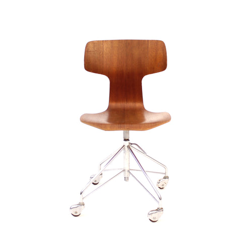 Arne Jacobsen, teak desk chair 
