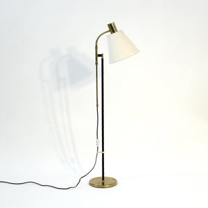 Swedish height adjustable floor lamp by MAE (Möller Armatur Eskilstuna), 1960s