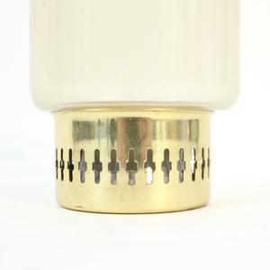 Hans-Agne Jakobsson, model L 95, brass and glass candle holder, 1960s