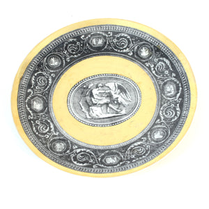 Fornasetti, "Cammei" porcelain plate, mid 20th century