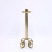 Load image into Gallery viewer, Ivar Ålenius-Bjök, large brass candle holder, Ystad Metall, 1960s