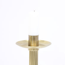 Load image into Gallery viewer, Ivar Ålenius-Bjök, large brass candle holder, Ystad Metall, 1960s