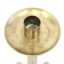 Load image into Gallery viewer, Ivar Ålenius-Bjök, large brass candle holder, Ystad Metall, 1960s