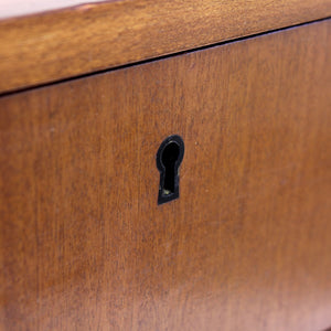 Swedish mid-century Zebrano chest of drawers, ca 1950s