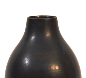 Carl Harry Stålhane, dark blue floor vase for Rörstrand, 1950s