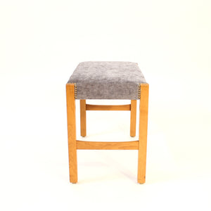 Scandinavian mid-century stool / piano stool in the style of Josef Frank, 1950s