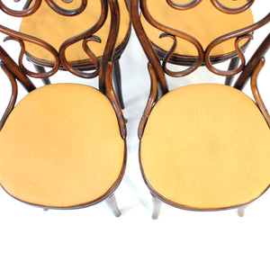 Michael Thonet, rare set of 4 Café Daum chairs for Thonet, 1849