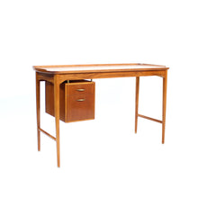 Load image into Gallery viewer, Swedish Mahogany desk two drawers, 1950s