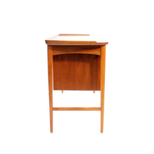 Load image into Gallery viewer, Swedish Mahogany desk two drawers, 1950s