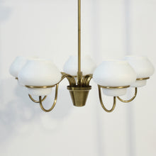 Load image into Gallery viewer, Swedish Modern chandelier attributed to Gunnar Asplund for ASEA, 1950s