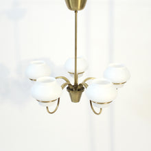 Load image into Gallery viewer, Swedish Modern chandelier attributed to Gunnar Asplund for ASEA, 1950s