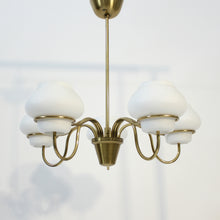 Load image into Gallery viewer, Swedish Modern chandelier attributed to Gunnar Asplund for ASEA, 1950s