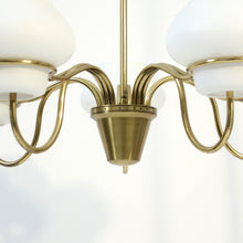 Load image into Gallery viewer, Swedish Modern chandelier attributed to Gunnar Asplund for ASEA, 1950s