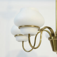 Load image into Gallery viewer, Swedish Modern chandelier attributed to Gunnar Asplund for ASEA, 1950s