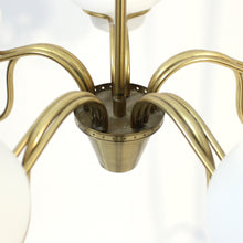 Load image into Gallery viewer, Swedish Modern chandelier attributed to Gunnar Asplund for ASEA, 1950s