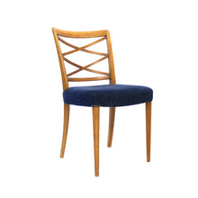 Load image into Gallery viewer, Swedish Modern chair in birch and velvet by Bodafors, attributed to Bertil Fridhagen, 1950s