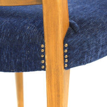 Load image into Gallery viewer, Swedish Modern chair in birch and velvet by Bodafors, attributed to Bertil Fridhagen, 1950s