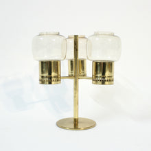 Load image into Gallery viewer, Hans-Agne Jakobsson, brass candle holder for 3 candles, model L-67, 1960s