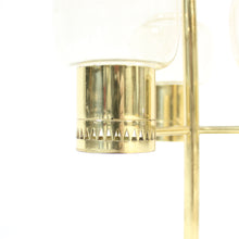 Load image into Gallery viewer, Hans-Agne Jakobsson, brass candle holder for 3 candles, model L-67, 1960s