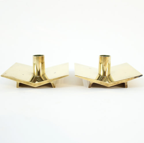 Pierre Forsell, pair of candle holders for Skultuna, model Nr 70, 1960s