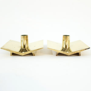 Pierre Forsell, pair of candle holders for Skultuna, model Nr 70, 1960s