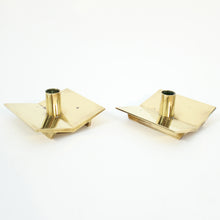 Load image into Gallery viewer, Pierre Forsell, pair of candle holders for Skultuna, model Nr 70, 1960s