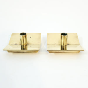Pierre Forsell, pair of candle holders for Skultuna, model Nr 70, 1960s