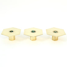 Load image into Gallery viewer, Sigurd Persson, set of 3 brass Romb candle holders, 1980s