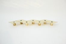 Load image into Gallery viewer, Sigurd Persson, set of 7 brass Romb candle holders, 1980s