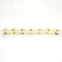 Load image into Gallery viewer, Sigurd Persson, set of 7 brass Romb candle holders, 1980s