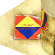 Load image into Gallery viewer, Sigurd Persson, set of 7 brass Romb candle holders, 1980s