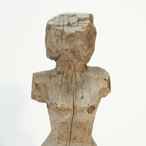 Gösta Josefsson, carved wooden sculpture / torso of a nude women, 1970s