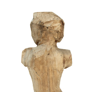 Gösta Josefsson, carved wooden sculpture / torso of a nude women, 1970s