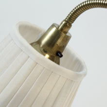 Load image into Gallery viewer, Scandinavian mid-century 3-light floor lamp, teak and brass, 1950s