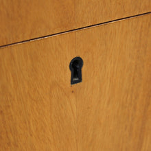 Load image into Gallery viewer, Swedish Modern curved Pyramid Mahogany chest of drawers, ca 1940s