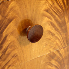 Load image into Gallery viewer, Swedish Modern curved Pyramid Mahogany chest of drawers, ca 1940s