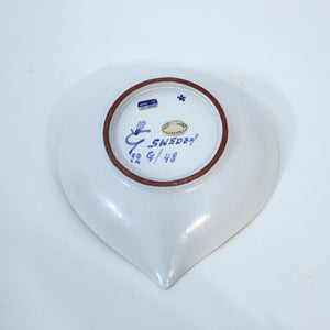 Stig Lindberg, ceramic faience plate for Gustavsberg, 1950s