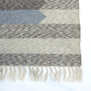 Swedish flat weave Röllakan carpet, 1960s