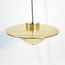 Load image into Gallery viewer, Swedish brass ceiling lamp, attributed to Boréns, 1960s