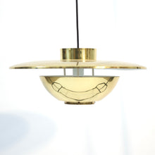 Load image into Gallery viewer, Swedish brass ceiling lamp, attributed to Boréns, 1960s