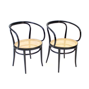 Pair of Thonet armchairs, model 209, ca 2000