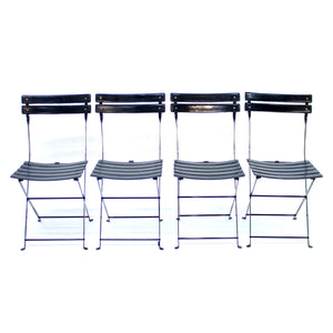 Marco Zanuso, set of 4 Celestina foldable chairs for Zanotta, 1978