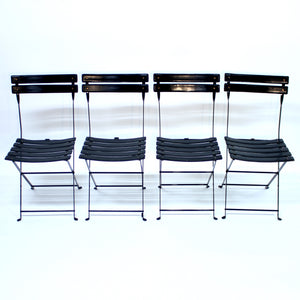 Marco Zanuso, set of 4 Celestina foldable chairs for Zanotta, 1978