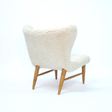 Load image into Gallery viewer, Erik Bertil Karlén, Swedish sheep skin lounge chair for Firma Rumsinteriör, 1940s
