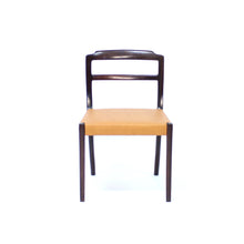 Load image into Gallery viewer, Ole Wanscher, set of 6 Danish leather and Mahogany dining chairs for CADO, 1960s