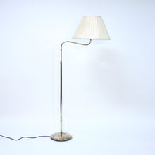 Load image into Gallery viewer, Bertil Brisborg, brass floor lamp model 30620 for Nordiska Kompaniet / NK, 1940s