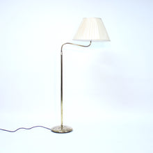 Load image into Gallery viewer, Bertil Brisborg, brass floor lamp model 30620 for Nordiska Kompaniet / NK, 1940s