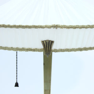 Rare Swedish brass table lamp for CG Hallberg, attributed to Elis Bergh, 1920s