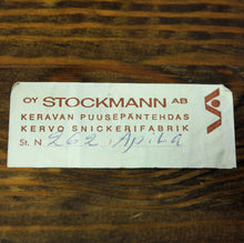 Load image into Gallery viewer, Apila stool by Rauni Peippo for Oy Stockmann, Kervo Snickerifabrik, 1960s