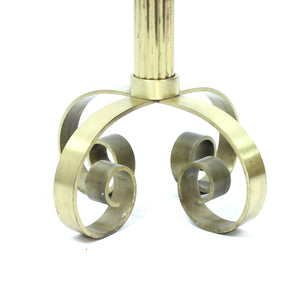 Ivar Ålenius-Bjök, large brass candle holder, Ystad Metall, 1960s